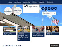 Tablet Screenshot of calusaprep.com